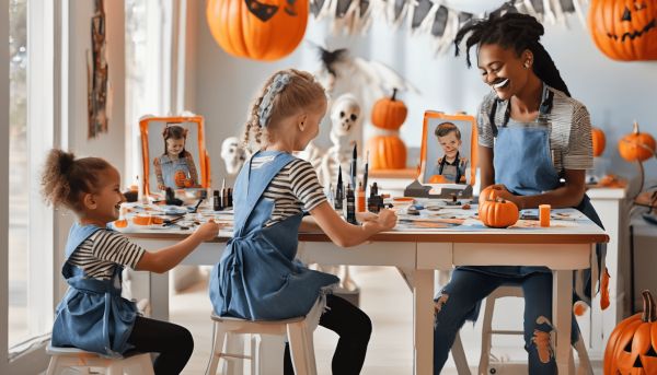 Spooky fun: creative face paint ideas for children’s Halloween